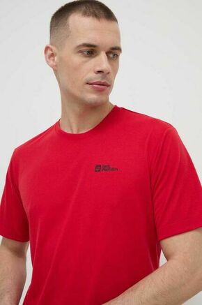 Športna kratka majica Jack Wolfskin Vonnan rdeča barva - rdeča. Športna kratka majica iz kolekcije Jack Wolfskin. Model izdelan iz hitrosušečega materiala.