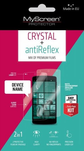 MyScreen Protector zaščitna folija Crystal + AntiReflex za Samsung Galaxy Xcover 4
