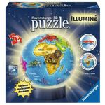 Ravensburger Osvetljeni puzzleball Globus 72 kosov