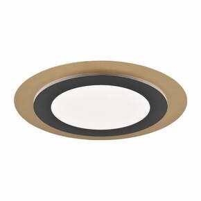 Črna/v zlati barvi LED zatemnitvena stropna svetilka ø 45 cm Morgan – Trio