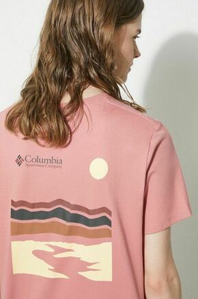 Bombažna kratka majica Columbia Boundless Beauty ženska