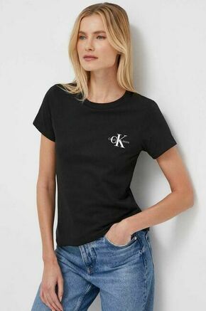 Bombažna kratka majica Calvin Klein Jeans 2-pack ženski