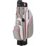 Bennington QO 9 Water Resistant Grey/White/Pink Golf torba Cart Bag