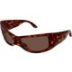 Balenciaga BB0461S 003 ONE SIZE (66) Havana/Rjava