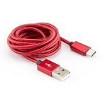 Sbox USB-TYPEC-15R kabel M/M-1M, rdeč (0616320536312)