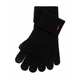 Volnene rokavice Polo Ralph Lauren moški, črna barva - črna. Rokavice iz kolekcije Polo Ralph Lauren. Model izdelan iz volnene pletenine.