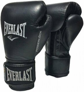 Everlast Powerlock Pro Hook and Loop Training Gloves Black 12 oz