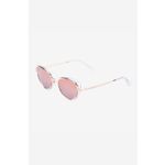 Sončna očala Hawkers žensko, roza barva - roza. Sončna očala iz kolekcije Hawkers. Model s zrcalnimi stekli in okvirji iz kombinacije umetne snovi in kovine. Ima filter UV 400.