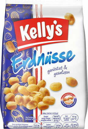 Kelly's Praženi in soljeni arašidi - 225 g