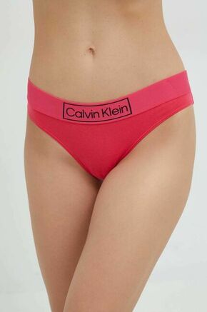 Spodnjice Calvin Klein Underwear roza barva - roza. Spodnjice iz kolekcije Calvin Klein Underwear. Model izdelan iz elastične pletenine.