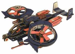 Woodcraft Lesena 3D sestavljanka Lovsko letalo RAD