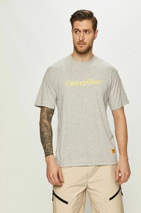 Caterpillar T-shirt - siva. T-shirt iz zbirke Caterpillar. Model narejen iz rahlo elastična tkanina.
