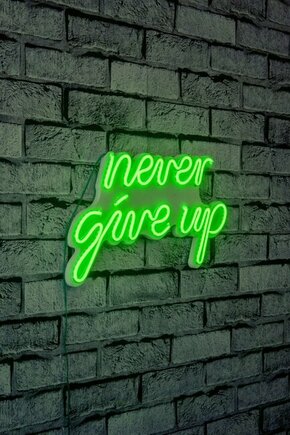 NEVER GIVE UP - GREEN WALLXPERT