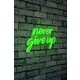 NEVER GIVE UP - GREEN WALLXPERT