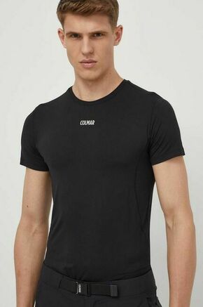 Športna kratka majica Colmar črna barva - črna. Športna kratka majica iz kolekcije Colmar. Model izdelan iz hitrosušečega materiala.