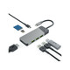 Adapter multiport 7in1 za Apple MacBook M1/M2 iz USB-C na USB-C, HDMI, USB-A, SD, MicroSD
