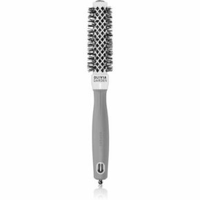 Olivia Garden Expert Shine Wavy Bristles White&amp;Grey krtača za lase průměr 20 mm 1 kos