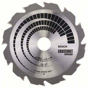 Bosch Žagin list Construt Wood 190X2
