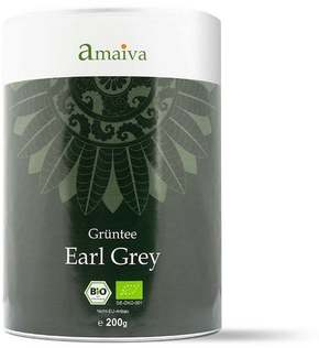 Amaiva Bio zeleni čaj Earl Grey - 210 g