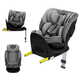 Kinderkraft avtosedeži I-Fix, Cool Grey, Isofix