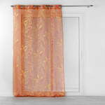 Oranžna prosojna zavesa 140x280 cm Belflor – douceur d'intérieur