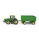 SIKU Farmer - Traktor John Deere z vlečno napravo, 1:50