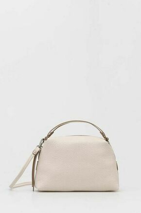 Usnjena torbica Gianni Chiarini bela barva - bela. Majhna torbica iz kolekcije Gianni Chiarini. Model na zapenjanje