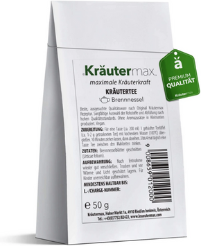 Kräuter Max Zeliščni čaj iz listov koprive - 50 g