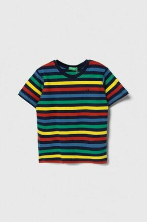 Otroška bombažna kratka majica United Colors of Benetton - pisana. Otroške kratka majica iz kolekcije United Colors of Benetton
