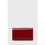 Usnjena denarnica Answear Lab ženski, rdeča barva - rdeča. Velika denarnica iz kolekcije Answear Lab. Model izdelan iz naravnega usnja.
