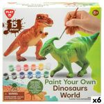 komplet za oblikovanje playgo 15 kosi dinozavri (6 kosov)