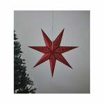 Rdeča viseča svetlobna dekoracija Markslöjd Clara, višina 75 cm