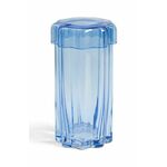 Kozarec za shranjevanje &amp;k amsterdam - modra. Kozarec za shranjevanje iz kolekcije &amp;k amsterdam. Model izdelan iz stekla.