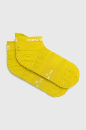 Nogavice Compressport Pro Racing Socks v4.0 Run Low XU00047B - rumena. Kratke nogavice iz kolekcije Compressport. Model izdelan iz hitrosušečega materiala.