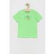 Birba&amp;Trybeyond otroška majica - zelena. T-shirt otrocih iz zbirke Birba&amp;Trybeyond. Model narejen iz tanka, rahlo elastična tkanina.