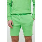 Kratke hlače Tommy Hilfiger moški, zelena barva - zelena. Kratke hlače iz kolekcije Tommy Hilfiger. Model izdelan iz tanke, elastične pletenine. Model z mehko notranjo oblogo.