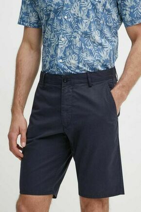 Bombažne kratke hlače Gant mornarsko modra barva - mornarsko modra. Kratke hlače iz kolekcije Gant. Model izdelan iz gladke tkanine. Model iz izjemno udobne bombažne tkanine.