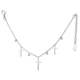 JVD Srebrna ogrlica s križci SVLN0143XH2BI40 srebro 925/1000