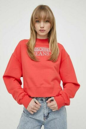Bombažen pulover Moschino Jeans ženska