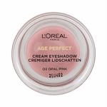 L´Oréal Paris Age Perfect Cream Eyeshadow senčilo za oči 4 ml odtenek 02 Opal Pink
