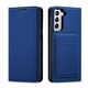 slomart magnet card case case za samsung galaxy s22 + (s22 plus) torbica wallet card holder modra