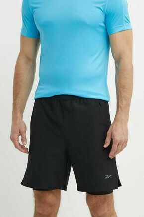 Kratke hlače za vadbo Reebok Strength 4.0 črna barva