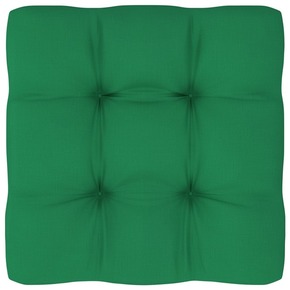 VidaXL Blazina za kavč iz palet zelena 60x60x12 cm