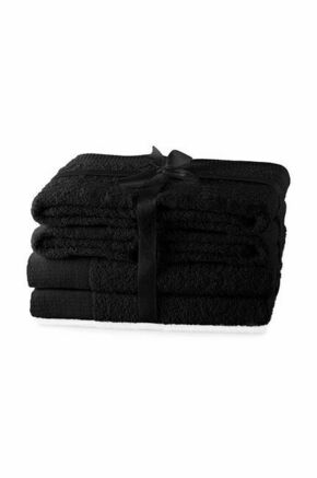 Komplet brisač Amari 6-pack - črna. Komplet brisač iz kolekcije home &amp; lifestyle. Model izdelan iz tekstilnega materiala.