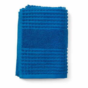 Modra brisača iz organskega bombaža 50x100 cm Check - JUNA