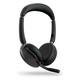 Jabra Evolve2 65 slušalke, USB/bluetooth/brezžične, 84dB/mW, mikrofon