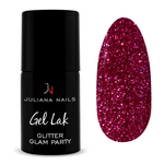 Juliana Nails Gel Lak Glitter Glam Party roza z bleščicami No.415 6ml
