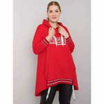 RELEVANCE Ženska majica s kapuco BELINA rdeča RV-BL-6849.63P_377099 Univerzalni