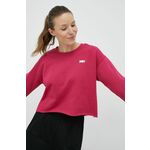 Bluza Dkny ženska, črna barva, - roza. Mikica iz kolekcije Dkny. Model izdelan iz tanke, elastične pletenine.