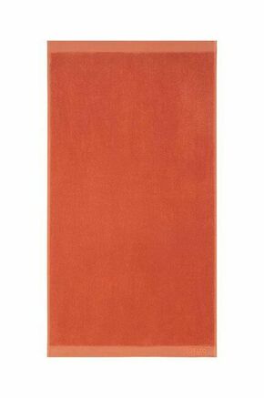 Bombažna brisača Kenzo KZICONIC 45 x 70 cm - oranžna. Brisača iz kolekcije Kenzo. Model izdelan iz bombažne tkanine.